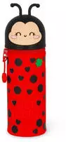 Legami KA0024, Legami 2-in-1-Federm&auml;ppchen aus Silikon - Ladybug "Get Lucky"