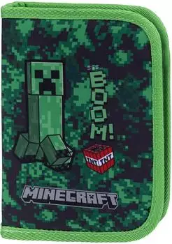 Baagl Klassisches Federmäppchen Minecraft Boom