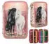 Depesche 3 Compartments Pencil Case Miss Melody Blossom Pony (0013968)