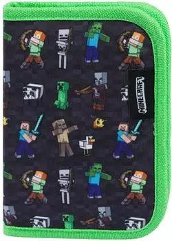 Baagl Klassisches Federmäppchen Minecraft