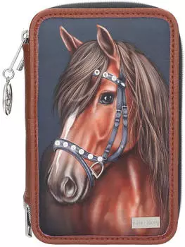 Depesche 3-fach Federtasche Miss Melody Luxery Horse (0013688)