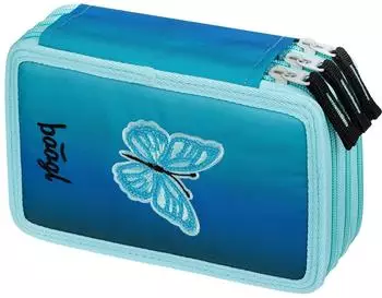 Baagl 3-Fach Federmäppchen Butterfly