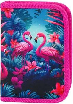 Baagl Klassisches Federmäppchen Flamingos