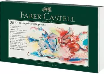 Faber-Castell Art & Graphic Leeres Metalletui f&uuml;r 36 Stifte (180011)