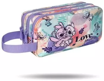 Coolpack Stitch Pastel Schlamper Disney, 3 Rei&szlig;verschl&uuml;sse (F060885L)