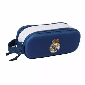 Safta Real Madrid 3D Doppel-Federmäppchen, schwarz/weiß (822583512)