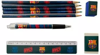 CyP Brands FC Barcelona Schreibwaren-Set 5-teilig, blau/bunt (GS-616-BC)