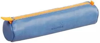 Rhodia Rhodiarama Schlampermäppchen rund, anisgrün, Kunstleder (318898C)
