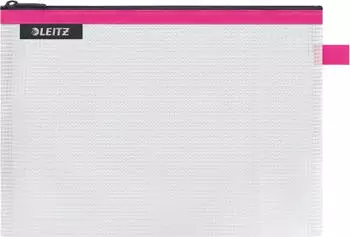 Leitz WOW Reiseetui, transparent, A4, rosa (40260023)