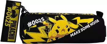 CyP Brands Pok&eacute;mon Pikachu Twilight Champions Federm&auml;ppchen, schwarz, Kinder (PT20-41PK)