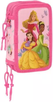 Safta Princesas Disney Dreifaches M&auml;ppchen mit 37 Zubeh&ouml;rteilen, 12,5x19,5x5,5cm (412680857)