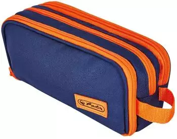 Herlitz Schlamper Doppelfaulenzer Neon blau/orange (50043750)