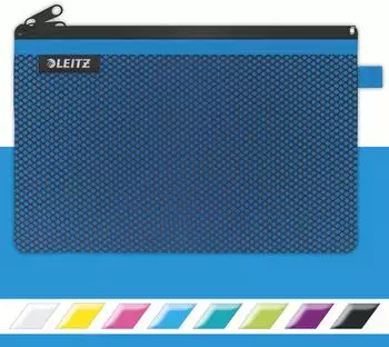 Leitz WOW Federm&auml;ppchen 2 F&auml;cher, blau (40130036)