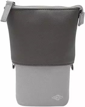Wedo My Butler Federm&auml;ppchen 2-in-1, Stoff/Kunstleder, anthrazit/grau (24273071)