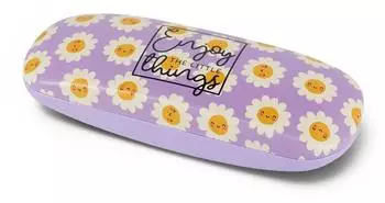 Legami Brillen- und Stiftetui "Daisy" mit Federverschluss, 16,5x3,5cm (MSBM0064)