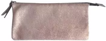 Clairefontaine Plume Ledermappe 22x11cm, 2 F&auml;cher, kupfer (400045C)