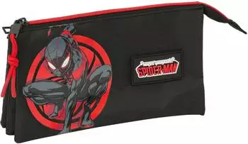 Safta Miles Morales Dreifach-Federm&auml;ppchen, Kinder, 22x3x12cm (812660744)