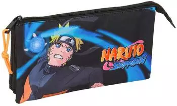 Safta Naruto Federm&auml;ppchen mit 3 F&auml;chern, schwarz, Kinder (812594744)