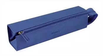 Rhodia Rhodiarama Schlampermäppchen rechteckig Kunstleder saphirblau 23x5x5cm (319018C)