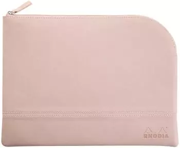 Rhodia Rhodiarama Etui Kunstleder mit Rei&szlig;verschluss, 21x28cm, rosa (116730C)