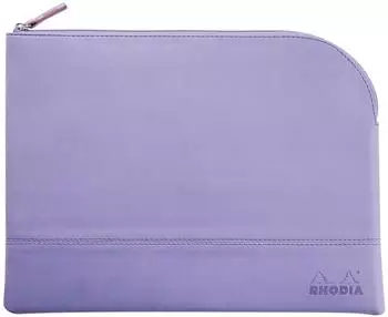Rhodia Rhodiarama Etui Kunstleder Rei&szlig;verschluss, lila, 21x28cm (116739C)