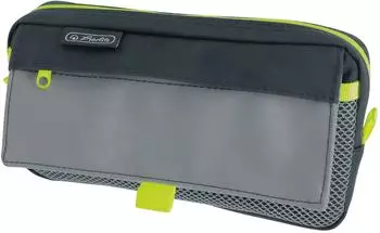 Herlitz Faulenzer 2 Außentaschen grau/neon Polyester (50039012)