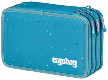 ergobag Maxi Mäppchen SchmettBärling befüllt, petrol