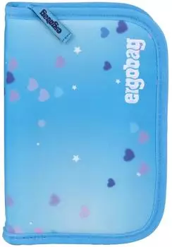 ergobag B&uuml;hnenfieb&auml;r Federm&auml;ppchen blau mit Buntstiften und Lineal (01273-A0374-10)