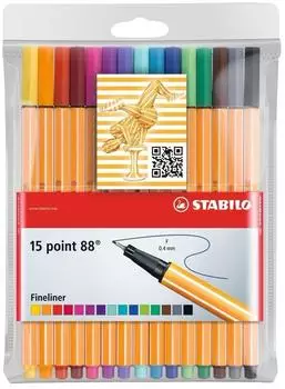 STABILO point 88 15er Kunststoffetui