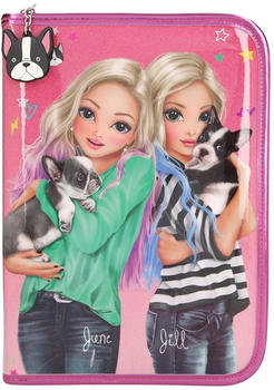 Depesche Gro&szlig;e Federtasche gef&uuml;llt TopModel Friends Hund pink (10919)