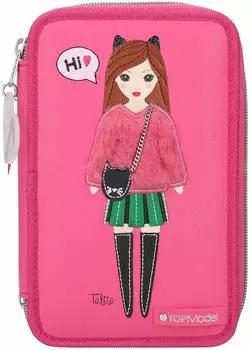 Depesche 3-fach Federtasche TopModel Talita Pink (10729)