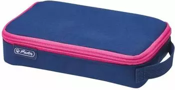Herlitz Sch&uuml;leretui 2Go navy/pink