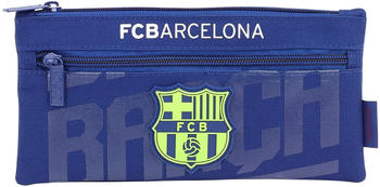Safta 2-Zip pencil case F.C. Barcelona 2018/19 Blue