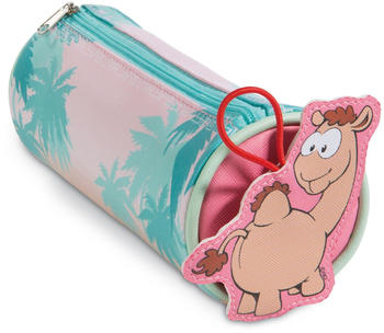 NICI Wild Friends - Mäppchen Wild Friends 2020 rund 20x8cm mit Clip-Motiv Kamel Kemal (45274)
