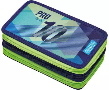 Herlitz TriCase 31-tlg. green goal
