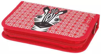 Herlitz Sch&uuml;leretui 31-tlg. Cute Animals Zebra