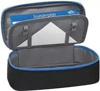 WEDO M&auml;ppchen Schlamperbox schwarz/hellblau