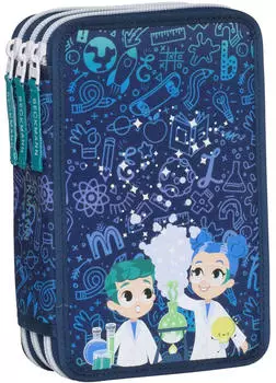 Beckmann Norway 3-fach Federtasche Science