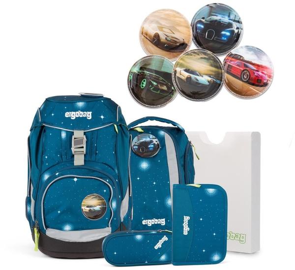 ergobag pack Galaxy SternenwanderBär 6tlg. inkl. Rennautos Kletties