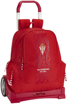 Safta Wheeled Satchel evolution Sporting Gijón 42 cm