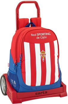 Safta Real Sporting de Gijon with Trolley Evolution (42 cm)