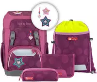 STEP BY STEP 129688, Step by Step 129688 GIANT Schulrucksack-Set "Glamour Star",