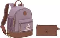 L&auml;ssig KINDERRUCKSACK Braun, Lila 15.5x27x24.5 cm