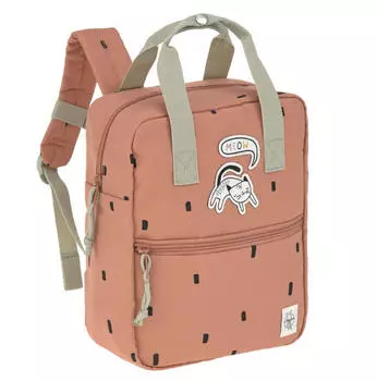 L&auml;ssig Kindergartenrucksack Square Happy Prints Karamell