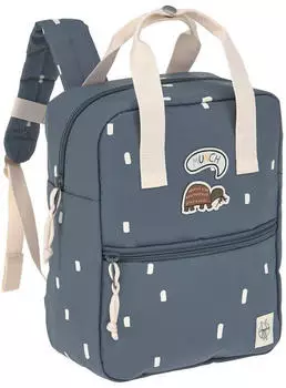 Lässig Kindergartenrucksack Square Happy Prints Dunkelblau