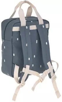 Lässig Kindergartenrucksack Square Happy Prints Dunkelblau – Perfekter Begleiter für kleine Abenteurer