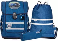 McNeill Schulranzen "Ergo Compacto, Tetra" reflektierende Streifen auf den