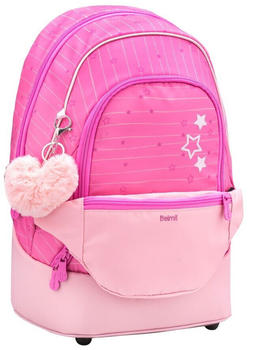 Belmil 2-in1 Backpack & Fanny Pack (338-84/P) Candy – Der innovative Begleiter für Schüler: Belmil 2-in1 Backpack & Fanny Pack (338-84/P) Candy