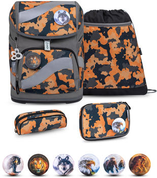 Belmil Smarty Set with Patches (405-51/AG/S) Orange Camouflage 35