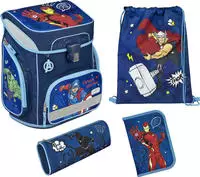 Scooli Schulranzen "EasyFit, Avengers" Reflektoren